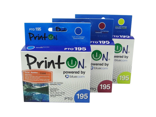Imagen 2 de 3 de Cartucho De Tinta Epson Expression Color 195 Printon