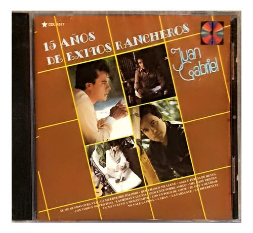 Juan Gabriel - 15 Años De Éxitos Rancheros- Cd Disco - Nuevo