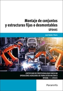 Libro Montaje De Conjuntos Y Estructuras Fijas O Desmontable