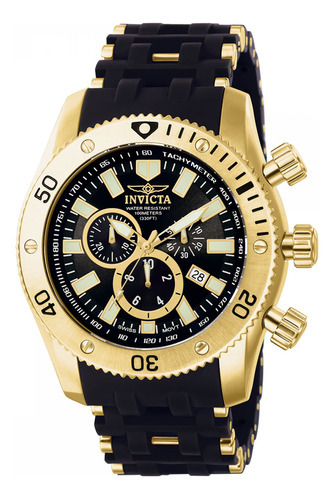 Relógio masculino Invicta Sea Spider 0140 em ouro preto
