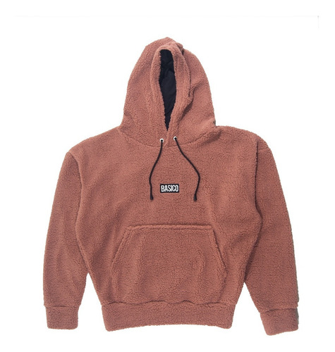 Imagen 3 de 3 de Sweater Hoodie Perfect Teddy Basico Clothes Ready To Evolve