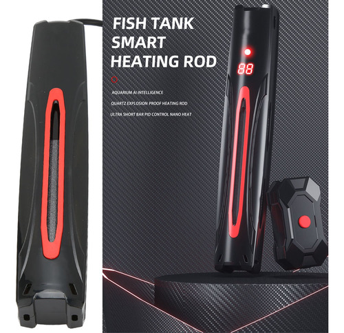 Calentador De Acuario Ipx6 A Prueba De Agua Con Pantalla Led
