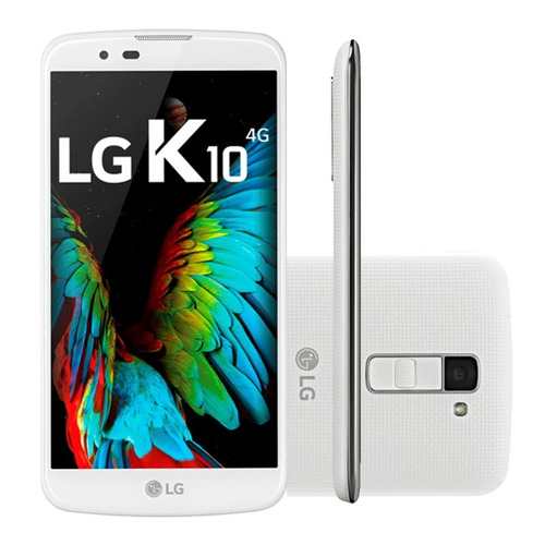 Smartphone LG K10 Branco 16gb Dual Chip 13mp Octa Core 5,3  