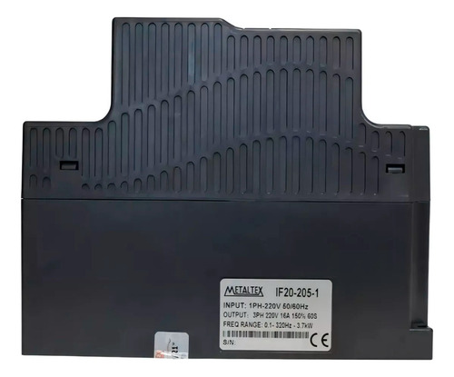 Inversor De Frequência 5cv 220v Mono If20-205-1 Metaltex