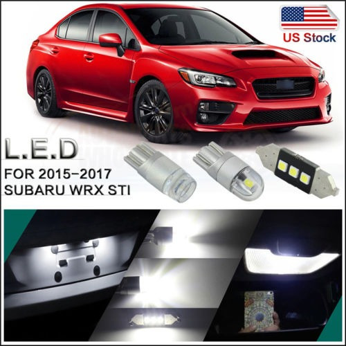 10pcs Led De Luz Interior Paquete Kit Blanco Para 2015-2017 