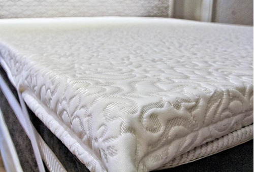 Pillow Top Aumar Látex Hr Foam Queen 1.58x1.98x0.10m cor Branco