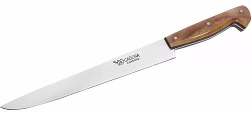 Faca Estilo Formiga Aço Carbono 8'' Cabo Chifre Bainha Couro