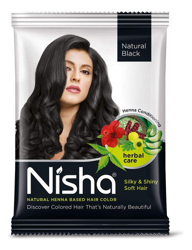 Nisha Tinte De Color A Base De Henna Para Cabello (0.3 Onzas
