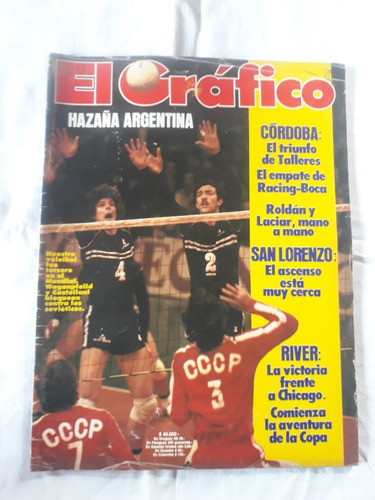 Revista El Grafico Nº 3289 Año 1982 - San Lorenzo - River