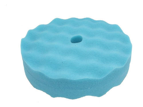 Boina Dupla Face De Espuma Azul Refino 8 Polegadas