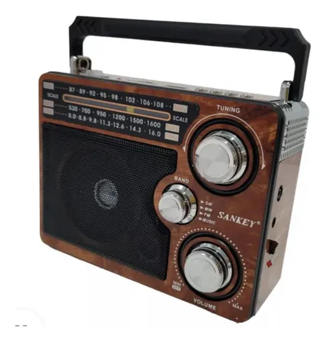 comprar Radio Portátil Am- Fm-sw Sankey Recargable Usb \u002F Sd