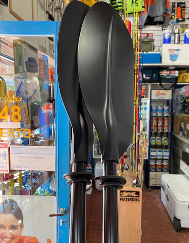 Imagen 6 de 10 de Pala Doble Cucharita Desarmable Para Kayak 3 Pos. - 2.45 Mts