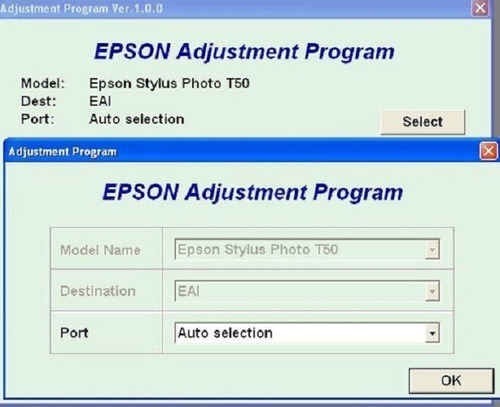 Imagen 2 de 2 de Reset Ajuste Programa...epson K101- K301