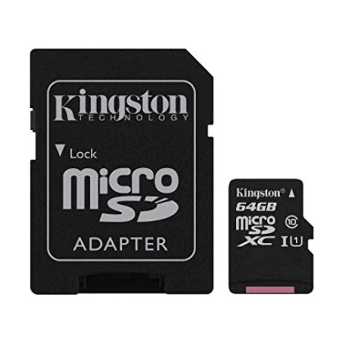 Memoria Microsd 64gb Xc Sdcs2/64gb Kingston Canvas Clase 10