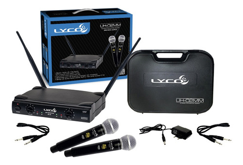 Imagem 4 de 6 de Microfones Lyco UH-02MM dinâmico preto