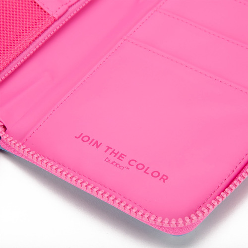 Porta Pasaporte Funda Protectora Documentos Viaje Bubba Azul Sky Liso