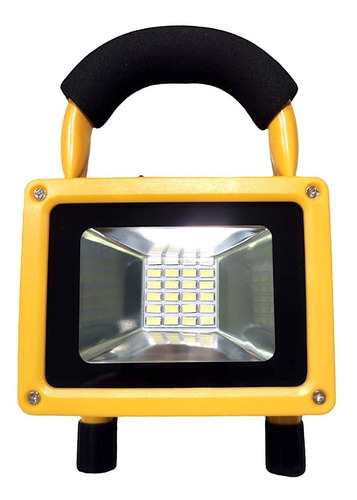 Imagen 4 de 10 de Foco Proyector Led Recargable Portátil 30w Trabajo Frí, Rgb