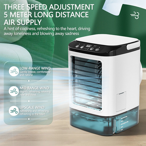 Ventilador En Aerosol De Carga Para Escritorio P, Humidifica