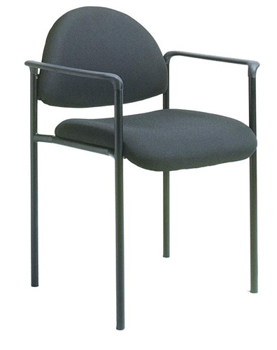 Jefe De Oficina Productos B9501-bk Silla Apilable Tela Dimon