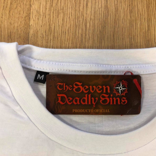 Imagen 5 de 8 de Remera Oficial Dtg Seven Deadly Sins Nanatsu Gastovic Anime