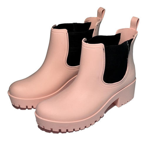 Botas De Lluvia Roccia Dama Rosa Rcc400rs