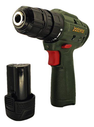Taladro Jadever Inalámbrico Carga Por Usb C - 750rpm Color Verde Oscuro