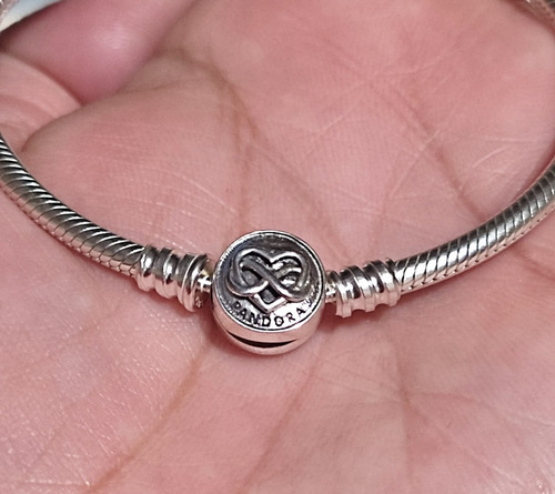 Pandora Pulsera Moments Corazón Infinito Plata S925 Diámetro 16 Cm