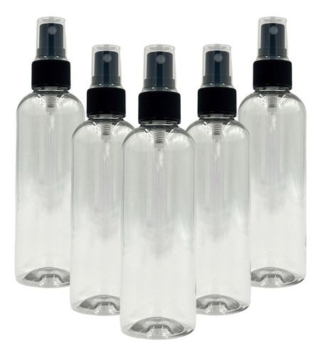  Envase Botella De 100 Ml Con Atomizador Spray Natural X 50