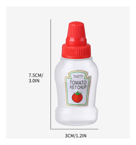 Botella Portátil De Tomate Apta Para Uso Alimentario, Condim