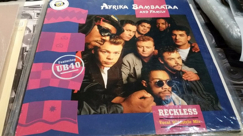 Afrika Bambaataa Feat Ub40 Reckless Vinilo Maxi Europe 1988