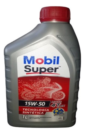 Aceite Mobil Súper 15-50 Sintetico.
