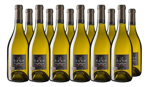 Vino Blanco Chardonnay Luca Bebida Premium Caja X12