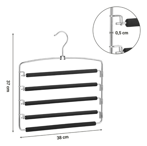 2pcsganchos Ropa Songmics Corbata Cinturonorganizador Colgar