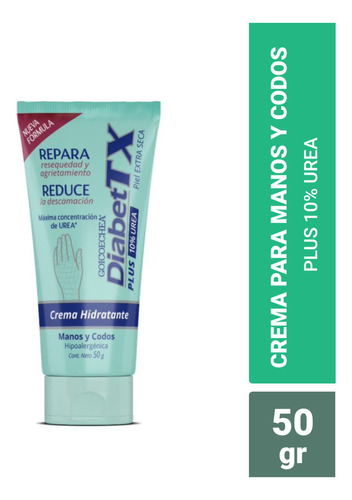 Diabet Tx Crema Manos Y Codos 10% Urea 50g