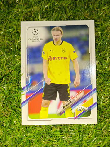 Cv Erling Haaland Japonesa 2021 Topps Japan Uefa Champions 