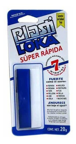 Plasti Loka Secado Rápido 20grs (caja Con 10 Piezas)