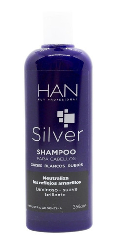 Han Silver Shampoo Matizador Cabellos Rubios Grises 350ml
