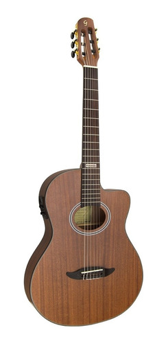 Violão Giannini Gnf-3 Ceq Ws Eletroacústico Walnut Nylon