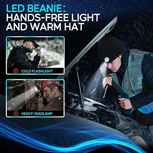 Regalos Para Hombres Gorro Con Led - Gorro Unisex Recargable