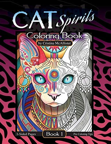 Cat Spirits Coloring Book Book 1 (volume 1)