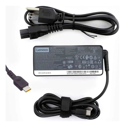 Cargador Compatible Con Laptop Lenovo Tipo C (65w) 