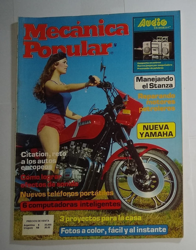 Revista Mecánica Popular Abril 1982 Vol. 35-4 - Yamaha