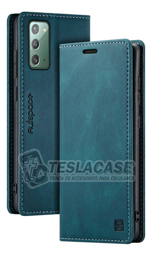 Carcasa Samsung Note 20 Flipcover Verde + Lámina Hidrogel