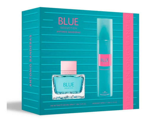 Blue Seduction Mujer Est Edt 80ml+des150ml Silk Perfumes