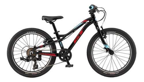 Bicicleta De Niño Gt Stomper Ace Negro Rojo Aro 20 // Bamo