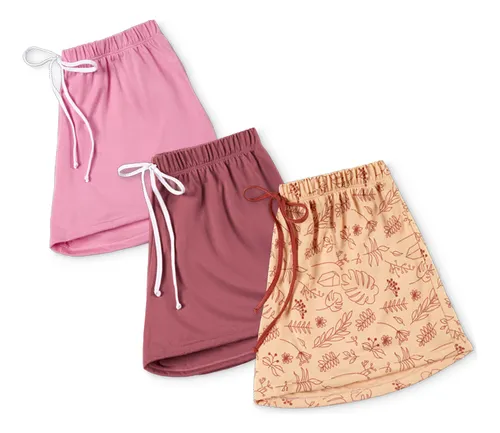 Short Paq X3 Mujer Multicolor Mp 89799