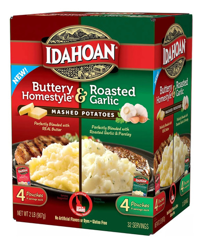 Idahoan - Puré De Papas Instantáneo, Estilo Casero Mantecoso