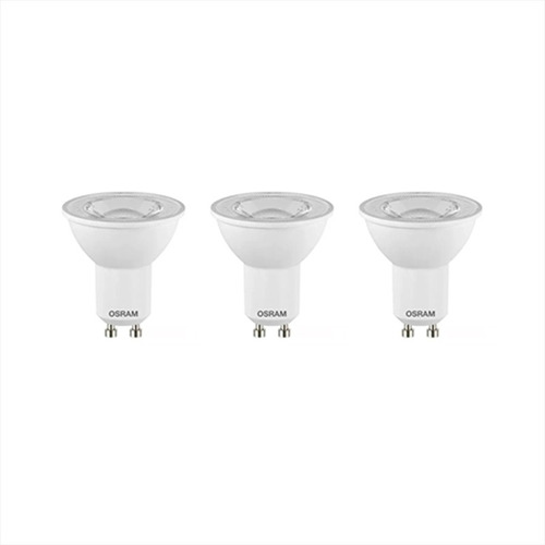 Pack X3 Dicroica Led Gu10 Par16 7w 110º  Osram - Unilux