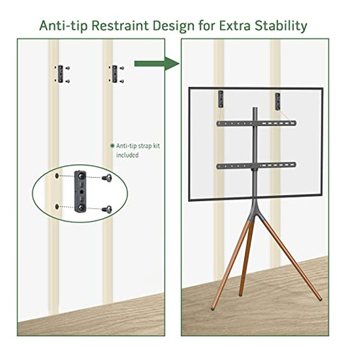 Soporte De Tv Upgravity Easel Con Base De Trípode Para Led D