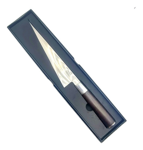 Faca Profissional Sushi Sashimi Aço Inox Lamina Premium